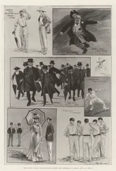The Drawn Cricket Match entre Oxford e Cambridge no Lord&39;s, 4, 5 e 6 de julho